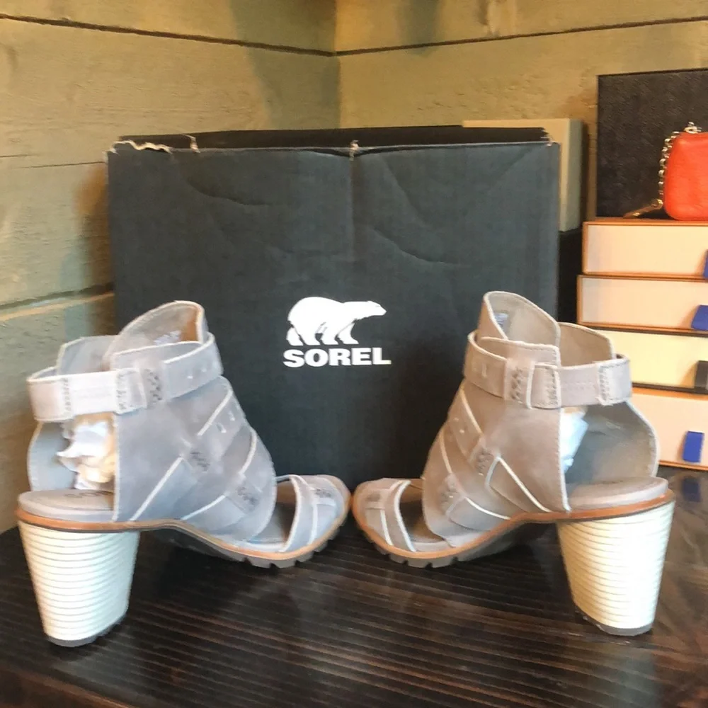 NWT Sorel Nadia Buckle Sandals in Kettle - Picture 9 of 17